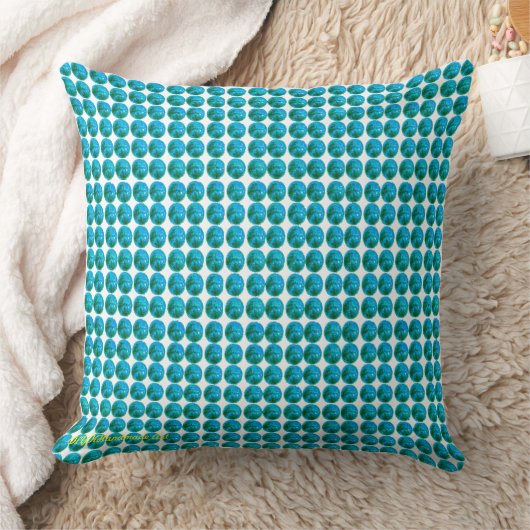 Aqua Dot Cotton Pillow Kissen (Decke)