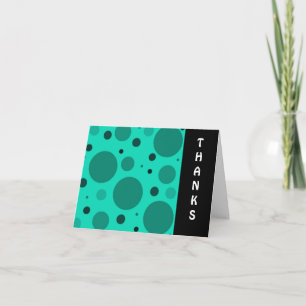 Aqua Dots Vielen Dank Dankeskarte