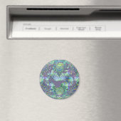 Aqua Dragon Medallion Magnet (In Situ (Geschirrspüler))