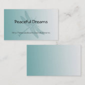 Aqua Dragonfly Visitenkarte (Vorne/Hinten)