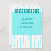 Aqua Dreads Einladung (Rückseite)