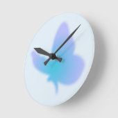 Aqua Dream Butterfly Runde Wanduhr (Winkel)