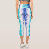 Aqua Dream Krawatte-Dye Leggings (Rückseite)