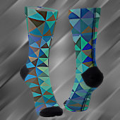 Aqua-Dreieckssocken Socken