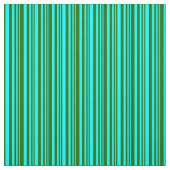 Aqua & Dunkelgrüne Linien/Streifen Muster Stoff (Muster)