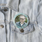 AQUA DUSKY BLAUE GOLD AGATE BEILEID MEMORIAL FOTO BUTTON (Beispiel)