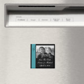 Aqua Elegance Wedding Magnets Magnet (In Situ (Geschirrspüler))