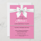 Aqua Elegant Extravagant Tiffany Einladung zum Geb (Vorderseite)