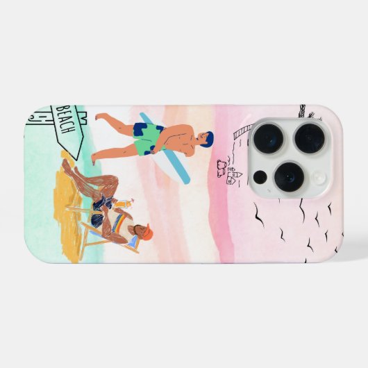 Aqua Escape Phone Cover iPhone Hülle (Rückseite (Horizontal))