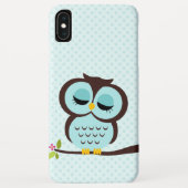 Aqua-Eule Case-Mate iPhone Hülle (Rückseite)