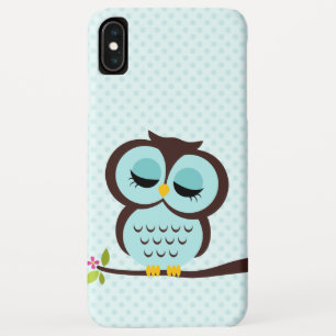 Aqua-Eule Case-Mate iPhone Hülle