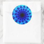 Aqua Eye Runder Aufkleber (Tasche)