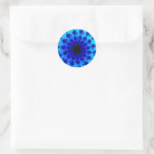 Aqua Eye Runder Aufkleber (Tasche)
