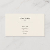 Aqua Fade your next Applaus Business Card Visitenkarte (Rückseite)