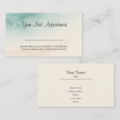 Aqua Fade your next Applaus Business Card Visitenkarte (Vorne/Hinten)