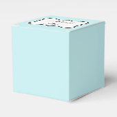 Aqua Favor Box Geschenkschachtel (Vorderseite)