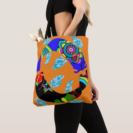 Aqua Fish Eastern Tote Tasche (Von Nahem)
