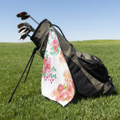 Aqua fleur golfhandtuch (Gras)
