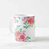 Aqua fleur kaffeetasse (Vorderseite Links)