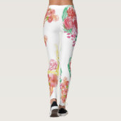 Aqua fleur leggings (Rückseite)
