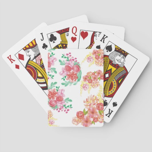 Aqua fleur spielkarten (Rückseite)