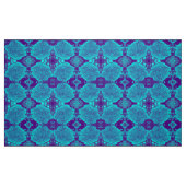 Aqua Floral Fabric Stoff (Fat Quarter (45,7 x 55,9 cm))