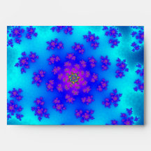 Aqua Floral Sprinkles