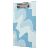 Aqua Focus Blue Tones Klemmbrett (Links)