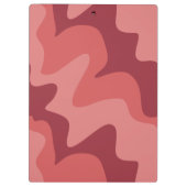 Aqua Focus Rotes Rosa Klemmbrett (Rückseite)