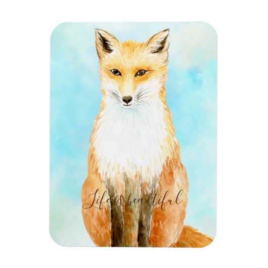 Aqua Fox Magnet (Vertikal)