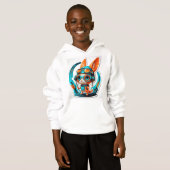 Aqua Foxy Vibes Hoodie (Vorne ganz)