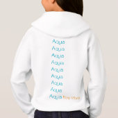 Aqua Foxy Vibes Hoodie (Rückseite)