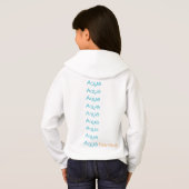 Aqua Foxy Vibes Hoodie (Schwarz voll)