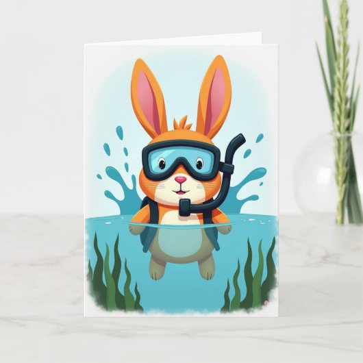 Aqua-Freund-Aventüre-Karte Karte (Vorderseite)