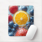 Aqua Frucht-Medley Mousepad (Mit Mouse)
