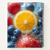 Aqua Frucht-Medley Notizblock (Rückseite)