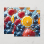 Aqua Frucht-Medley Save The Date (Vorne/Hinten)