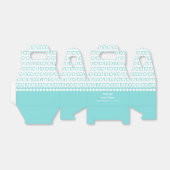 Aqua Geek Chic Binary Code Gevor Boxes Geschenkschachtel (Ungefaltet)