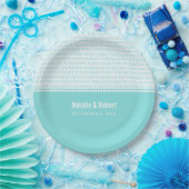 Aqua Geek Chic Binary Code Paper Teller (Party)