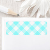 Aqua-Gingham-Muster (Insitu)