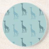 Aqua Giraffes Getränkeuntersetzer (Vorne)