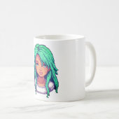 Aqua Girl Kaffeetasse (VorderseiteRechts)