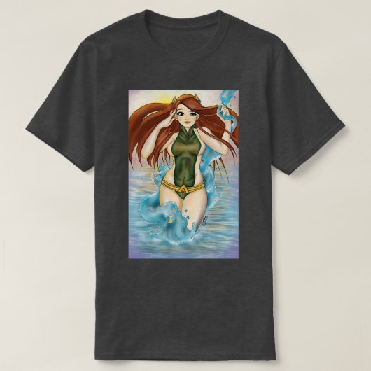 Aqua Girl T-Shirt (Design vorne)
