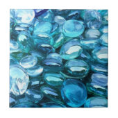 Aqua Glass Stones Fliese (Vorderseite)