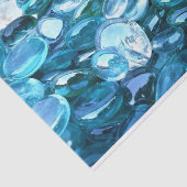 Aqua Glass Stones Seidenpapier (Ausschnitt)
