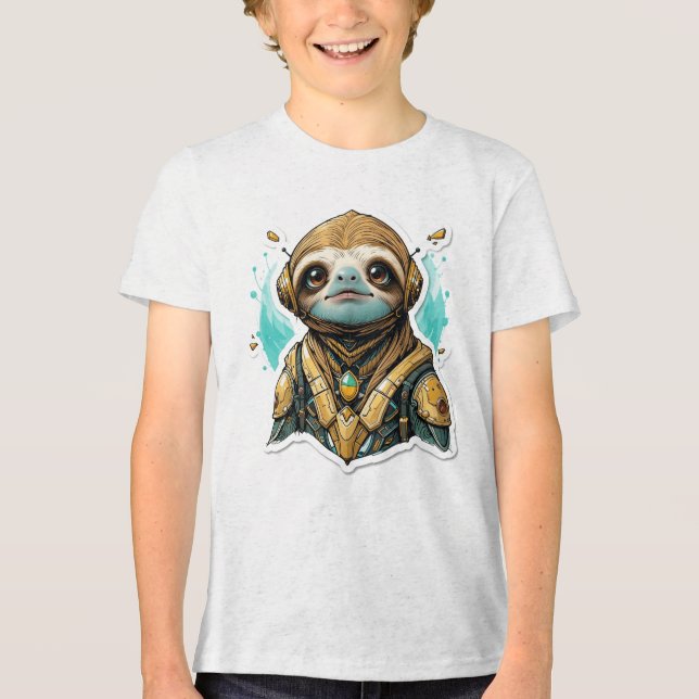 Aqua Gleams, Cool Streams T - Shirt (Vorderseite)