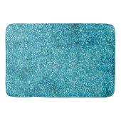 Aqua Glitz Glitzer Sparkle Badematte (Vorderseite)