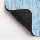 Aqua Glitzer Abstrakt Mousepad (Ecke)