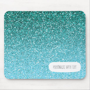 Aqua-Glitzer Ombre Mousepad