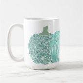 AQUA GLITZER SEHEN AUTUMN PUMPKINS KAFFEETASSE (Links)